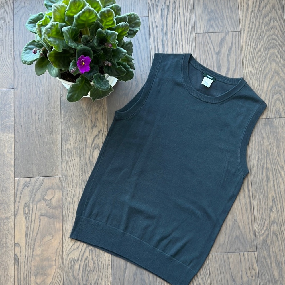 J Crew- Jackie Cotton shell - Size small
